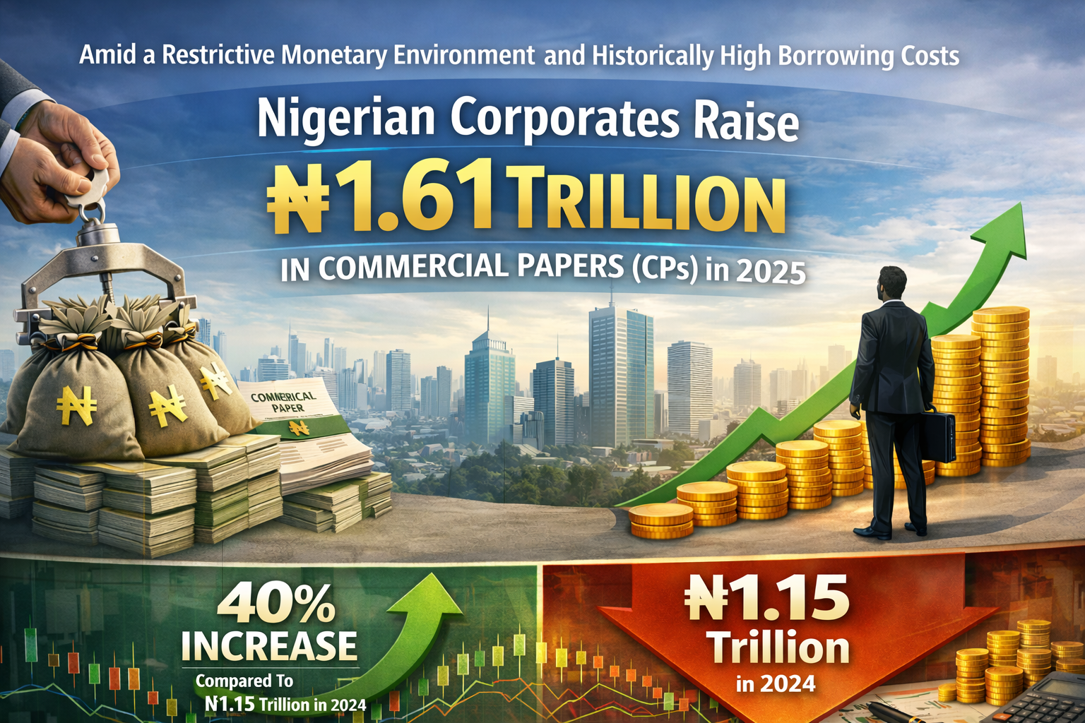 Corporate Nigeria defies high interest rates with N1.6 trillion CP issuances in 2025